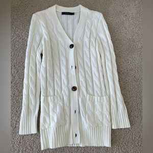 Zesica cable knit cardigan